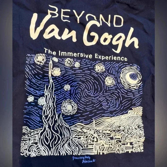 Q-TEES | Beyond Van Gogh The Immersive Experience tote bag. - Picture 3 of 10